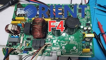 How ro solve F4 error in orient and dawlance dc inverter #116