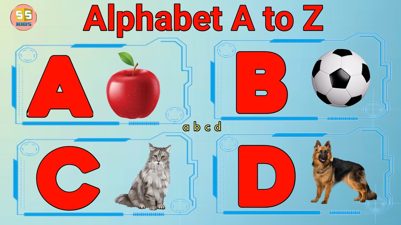 Phonics Song with TWO Words - A For Apple B For Ball - ABC Alphabet ...
