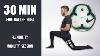 Pro Footballer's Full Deep Stretch and Yoga Routine | 30 Minute Yoga for Soccer Players screenshot 4