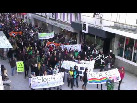 Demo gegen ACTA