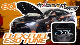 10TH GEN CIVIC FLEX FUEL E30 TUNE | Project FC3 | Edge Autosport