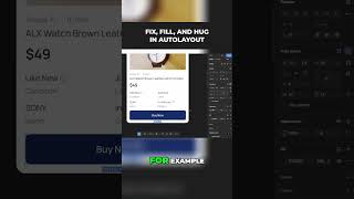 Figma Auto Layout Tutorial: Understanding Hug, Fix, Fill #figma #tutorial #autolayout #shorts