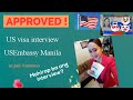 US VISA | US Embassy Manila interview experienced| Approved in just 4 minutes | By Eve  #K1 visa