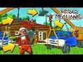 МУЖИКИ СТРОЯТ КРЫШУ НА НОВОМ ДОМЕ! МУЛЬТИК в Scrap Mechanic