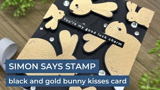 Black and Gold Bunny Kisses Card | Simon Says Stamp by Jessica Vasher Designs 204 views 2 months ago 11 minutes, 47 seconds
