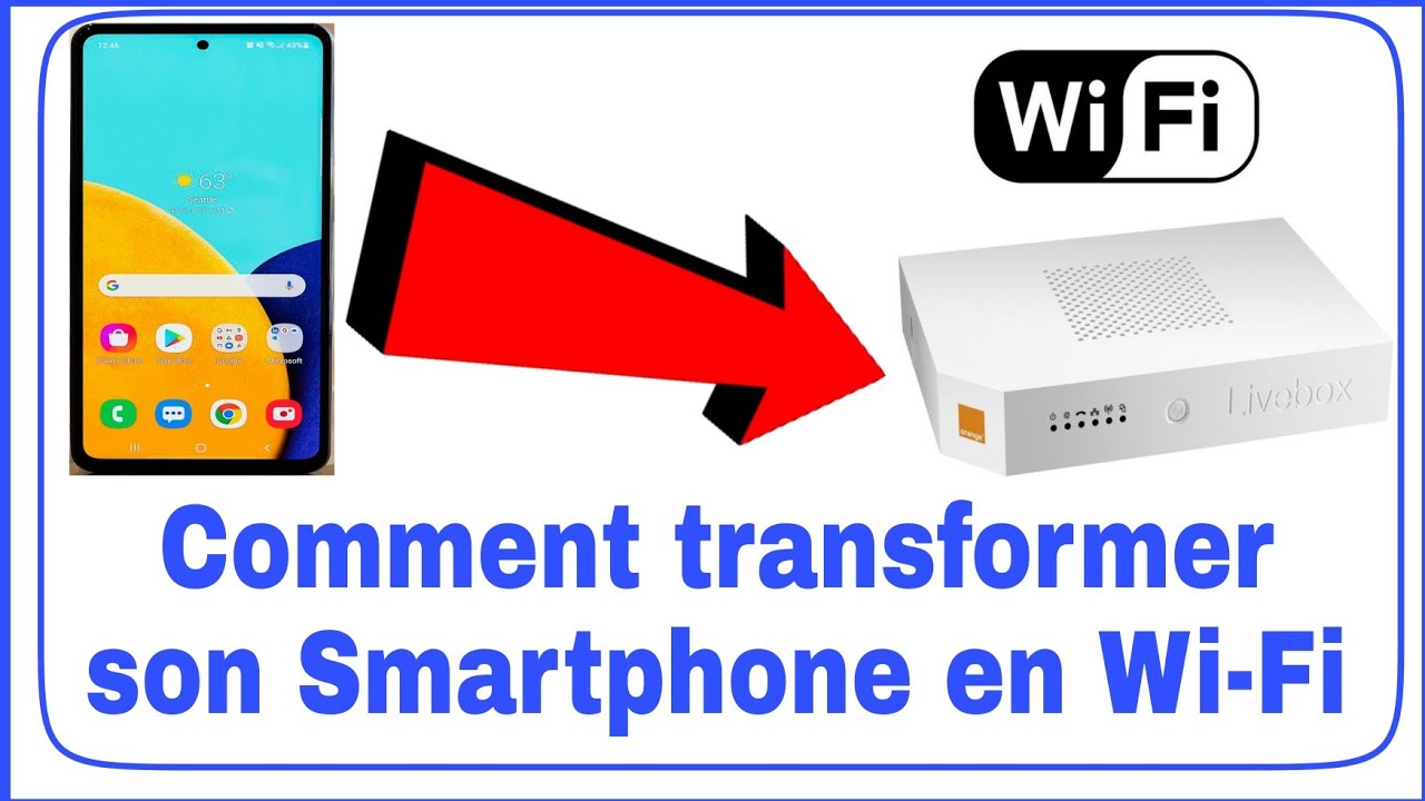 Comment transformer son téléphone en modem Wi-Fi (Partage connexion
