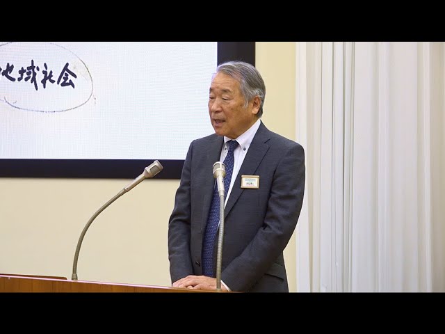 「第97回定時株主総会 ご挨拶」取締役会長　向山孝一