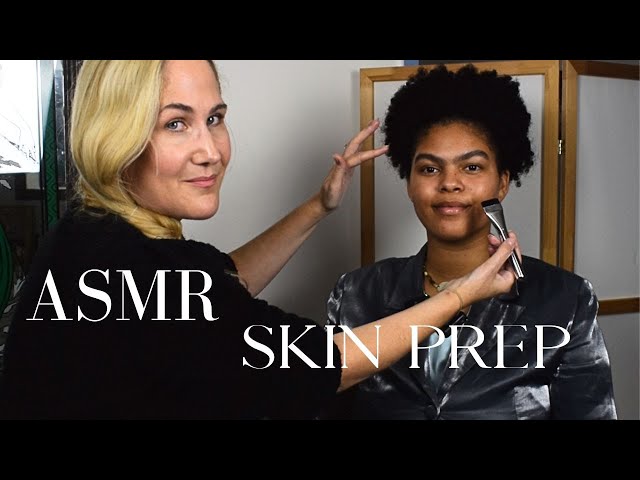ASMR makeup Artist | Facialist skin prep massage 💆‍♀️ (sleep /relax)