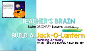 Build a Jack-O-Lantern WRITING with Google Slides