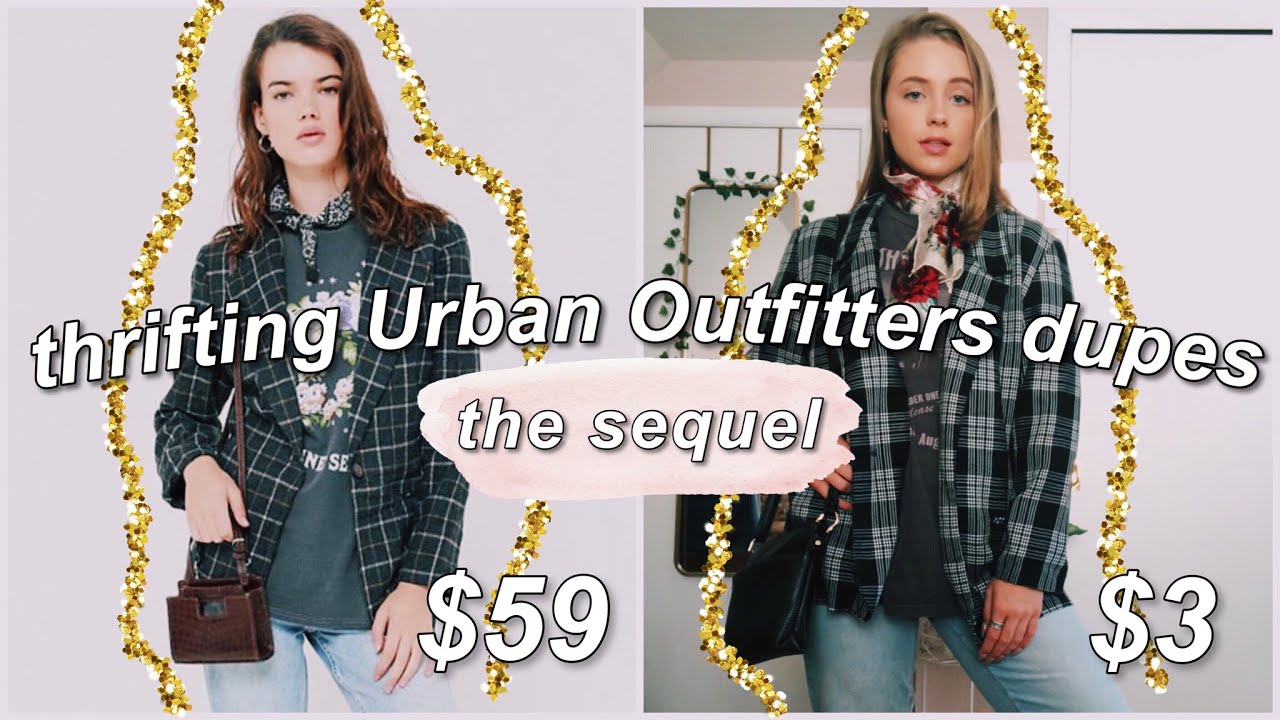 THRIFTING URBAN OUTFITTERS DUPES (the sequel)