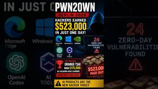 pwn2own berlin 2026 | hackers hacking AI #shorts #cybersecurity #cyberattack #trending #coding