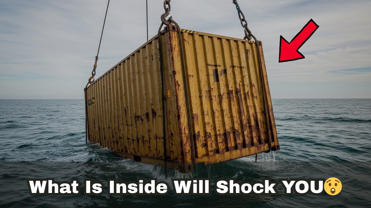 Мужчина обнаружил запертый контейнер на глубине 30 метров – его содержимое привело к аресту 17 че...