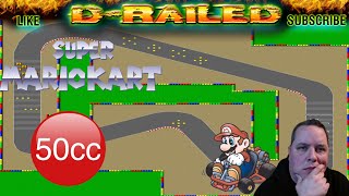 Super Mario Kart SNES 50cc Mushroom Cup WALKTHROUGH & GAMEPLAY - Unedited First Time Play in Years
