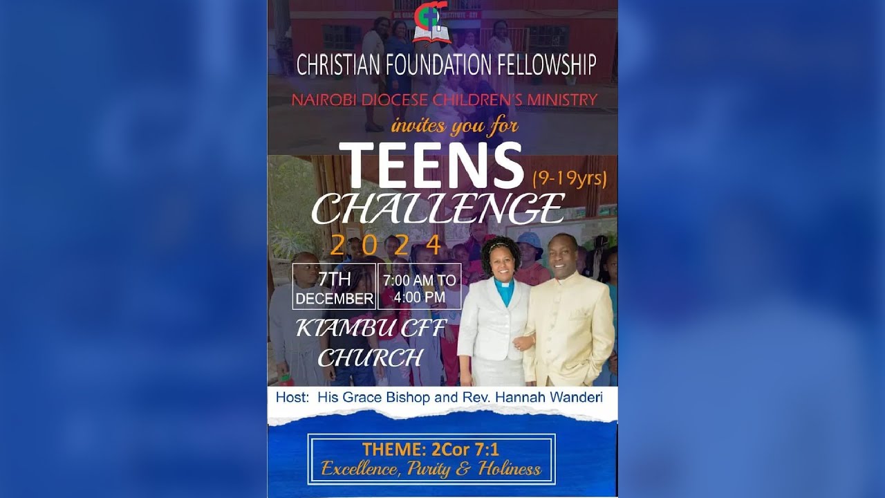 CFF NAIROBI DIOCESE TEENS CONFERENCE|| REV HANNAH WANDERI.|| 7TH DEC 2024