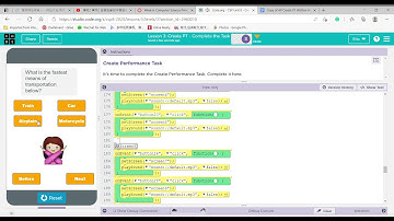 Code org   CSP Unit 8   Create PT Prep 