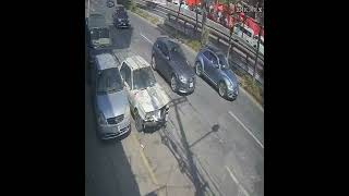 Distracted Driver Leads to Three-Car Rear-End Collision