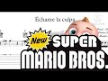 Bob esponja nota new super Mario bros u