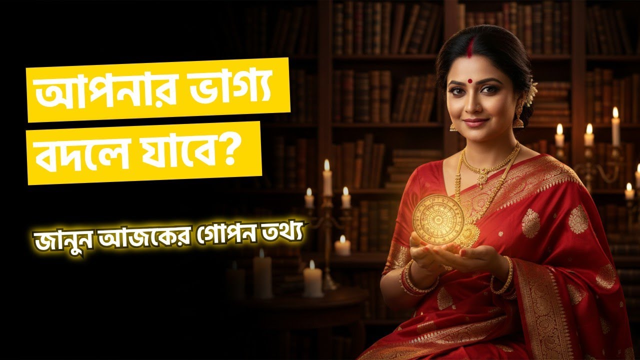 Ajker Rasifal | Daily Horoscope in Bengali | আজ আপনার ভাগ্যে কি আছে জানুন@MysticAnindya