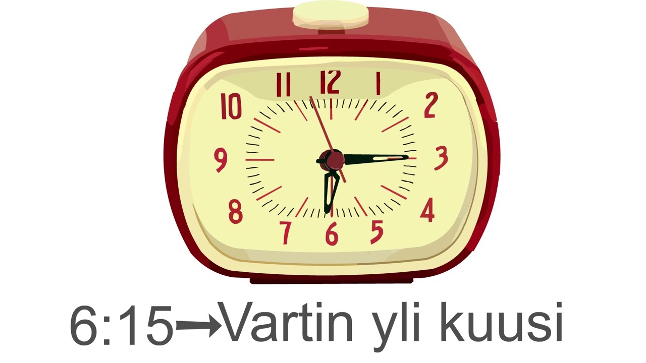 Opi suomea: Paljonko kello on?