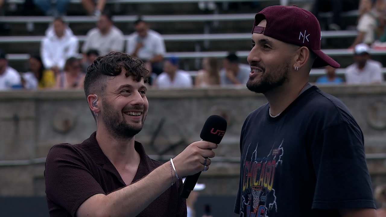 Courtside interview with NICK KYRGIOS and PATRICK MOURATOGLOU