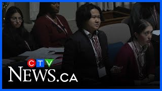 Teens Show Pion About Politics, Public Policy In Manitoba Legislature Takeover