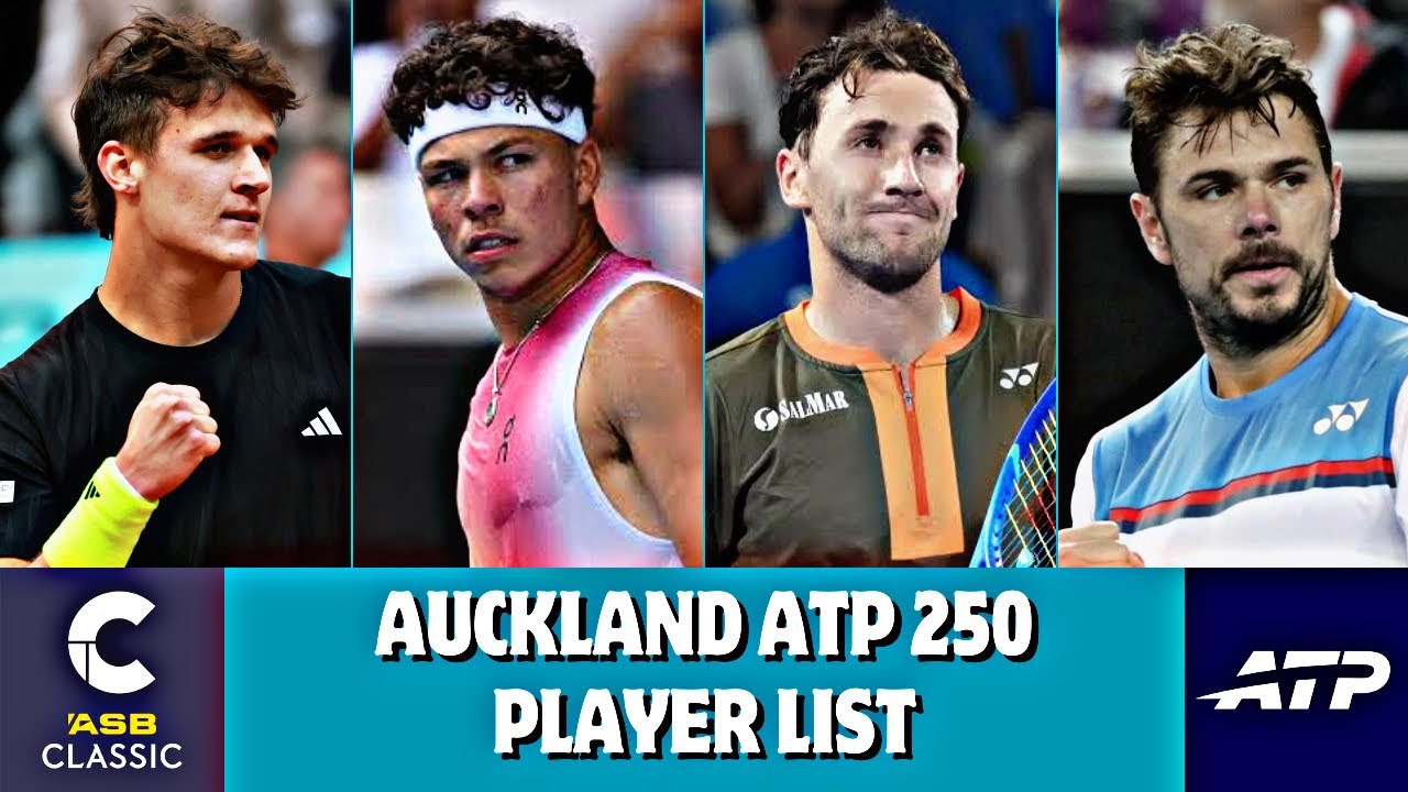 Shelton, Ruud, Mensik & More! | Auckland Open ASB Classic 2026 Entry List | ATP Tennis