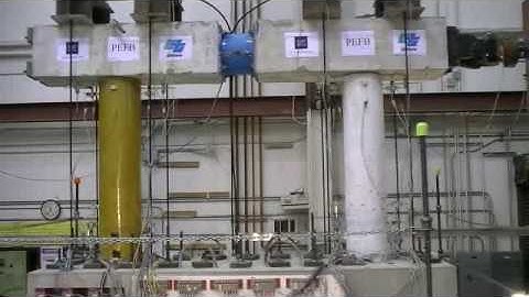 Shake Table Test Bent with Pipe Pin Connection to Pier Cap- Moderate EQ