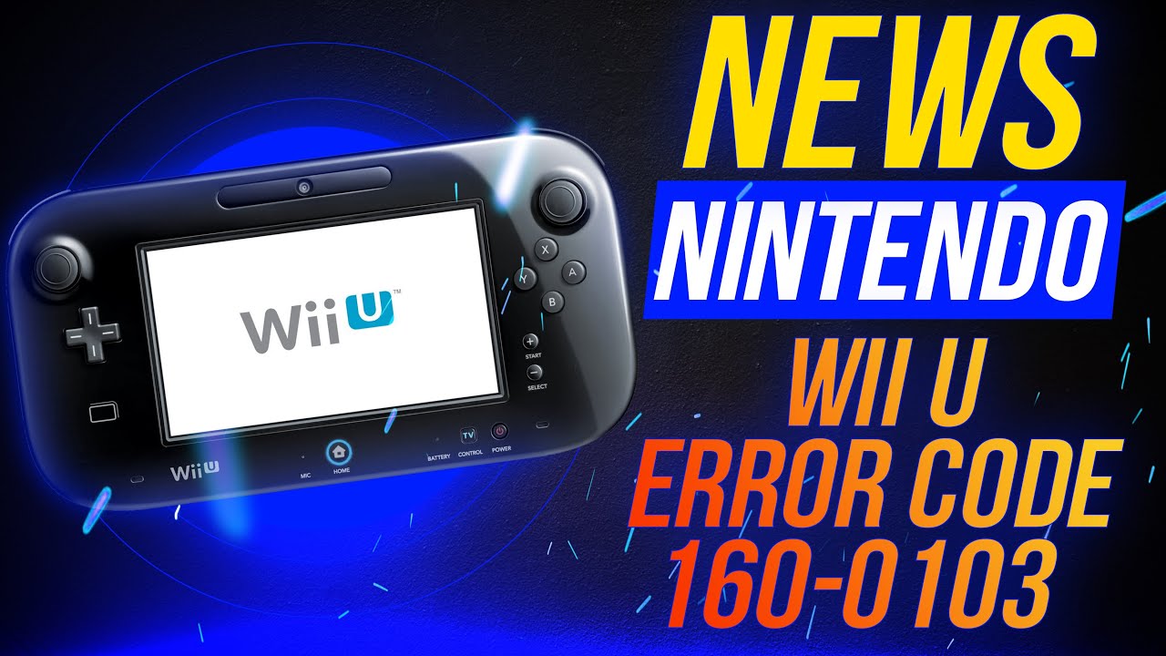 Nintendo Wii U Problemi dopo lungo inutilizzo errore di memoria codice 1600103 sistema NAND