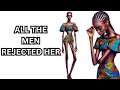 Her twin sister joined the villagers to mock her because of her thin and skinny size  african tale