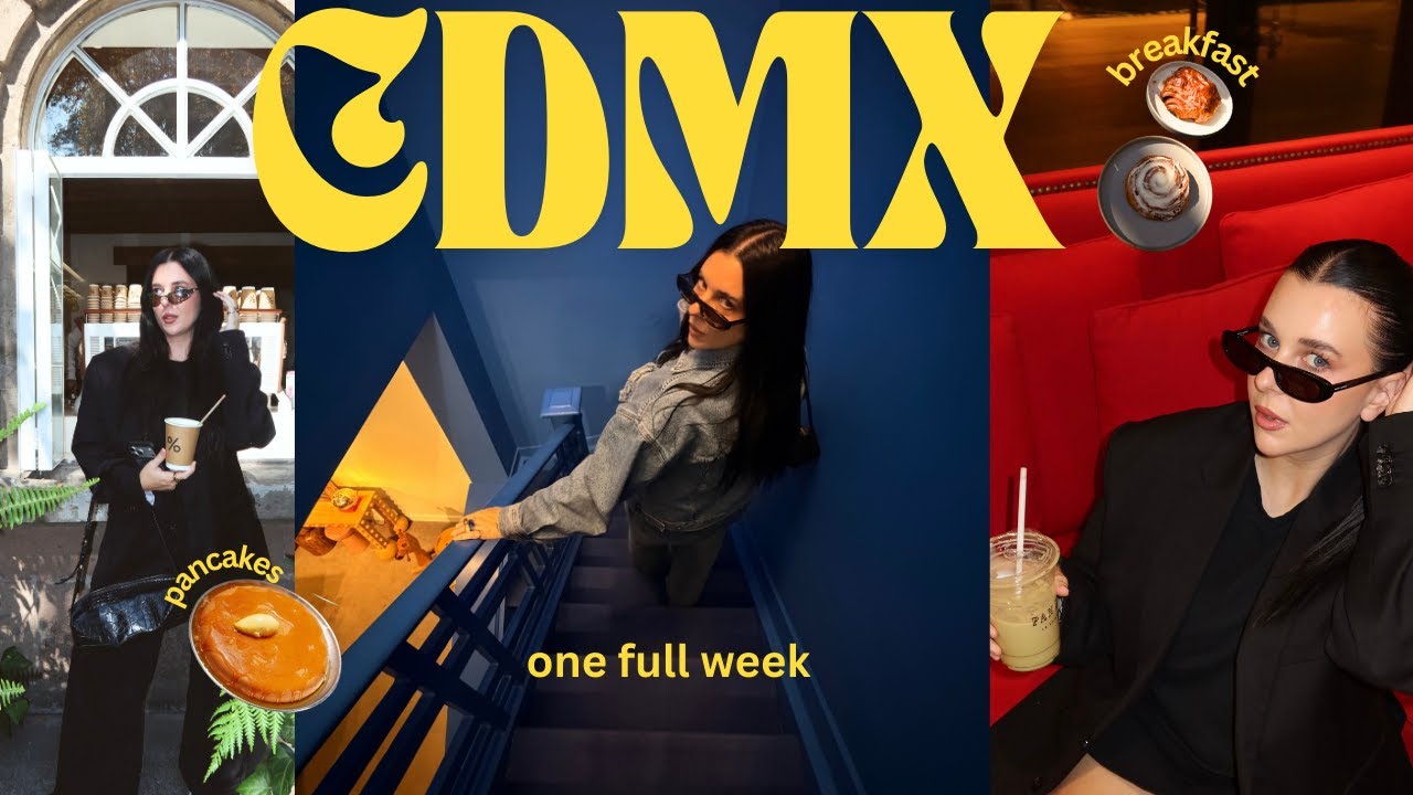 MEXICO CITY VLOG | A whole week visiting my favorite coffee shops, restaurants & bars!