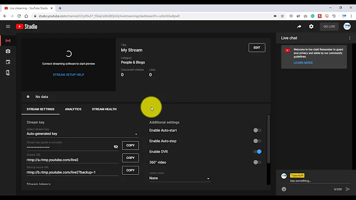 How To Find RTMP Stream key and RTMP URL in YouTube