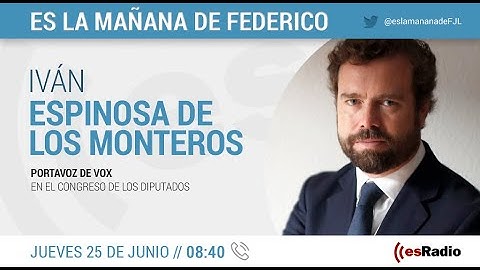 Federico Jiménez Losantos entrevista a Iván Espinosa de los Monteros