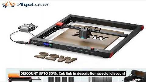 AlgoLaser Delta 22W Laser Engraving Machine with 3.5 inch Touch Screen/Rotary Roller/Raise