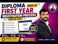 Diploma Admission 2026-27 Registration Process Explained 🔥 Step by Step in Marathi