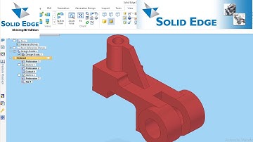 Solid edge tutorial for beginners - Rib