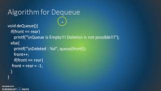Queue using Array