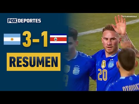 Remontada Abiceleste 💪 | Argentina 3-1 Costa Rica | HIGHLIGHTS | Amistoso en FOX