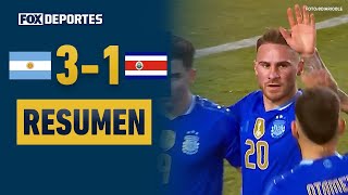 Remontada Abiceleste 💪 | Argentina 3-1 Costa Rica | HIGHLIGHTS | Amistoso en FOX