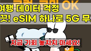 태국여행 필수템 DTAC eSIM 5G 무ᄌ?