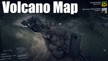Spintires Multiplayer Hauling Logs on the Volcano Map Part 3