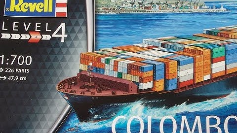 프라모델 제작의뢰 키트 언박싱 Container Ship "Colombo Express" (plamodel/Scale Model) UNBOXING