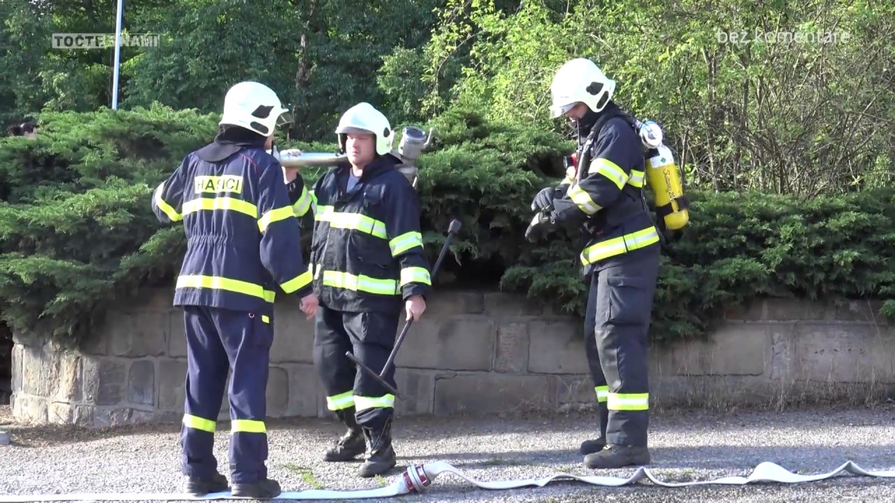 Požár Hošnova vila 29.6.2017