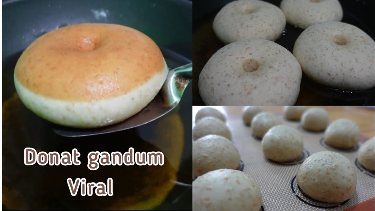 WHOLE WHEAT DONUT RECIPE Resep donat gandum Viral YouTube