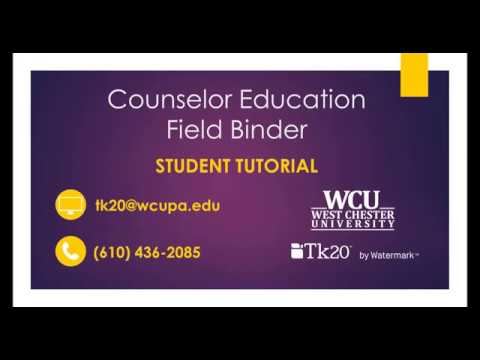 Counselor Education Field Binder- Student Tutorial