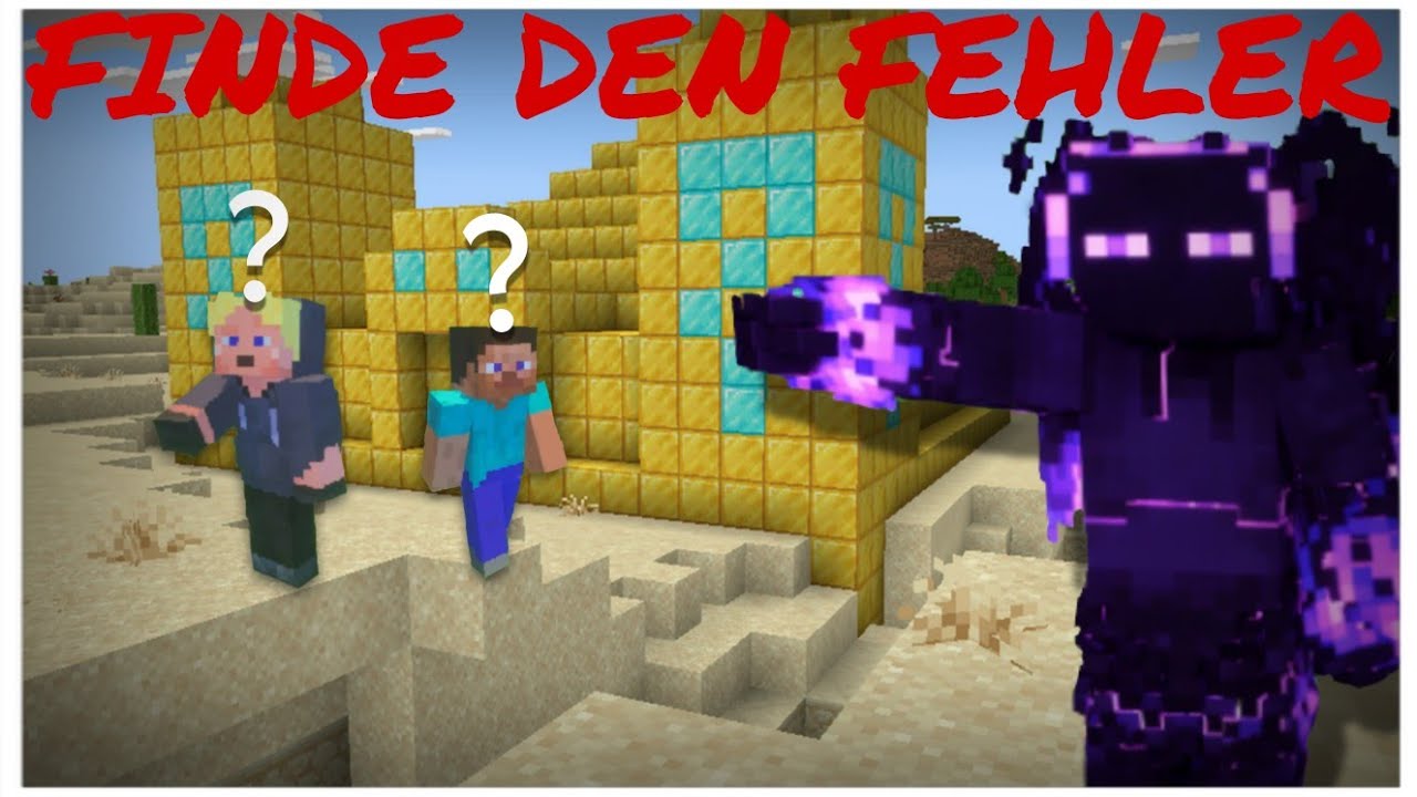 Meine BRÜDER müssen in Minecraft den FEHLER FINDEN! [Deutsch]