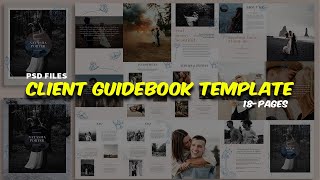 18 Pages Wedding Client Guidebook Templates Download In PSD Files |Sheri Sk| |Photoshop Tutorial|