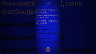 Crank That- Normal Lyrics Soulja Boy