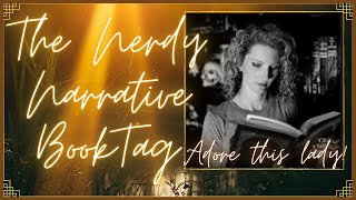 The Nerdy Narrative Book Tag | ADORE THIS LADY! | Original by The CodeX Cantina