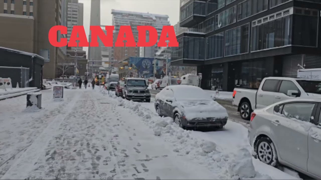 Snow in Canada vs snow in UK......