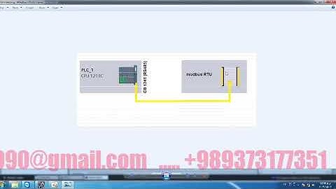 how to connect modbus rtu with siemens plc